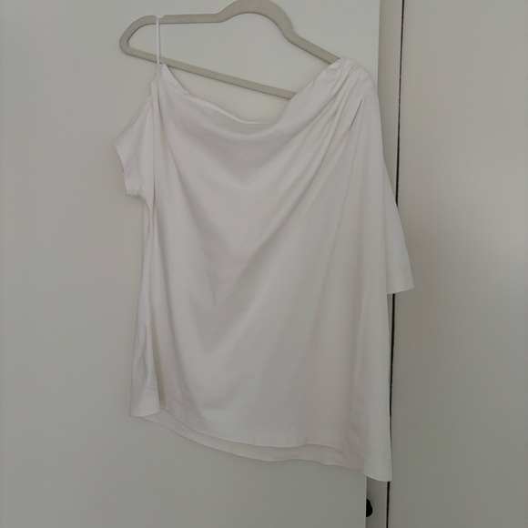 Aritzia Babaton Interlock Cotton Script Top White Size M - Picture 7 of 7